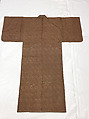 Theatrical costume, (e, f) cotton
(g) paper, Japan