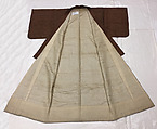 Theatrical costume, (e, f) cotton
(g) paper, Japan