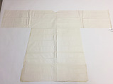 Ensemble, (a) wool
(b, c) cotton, wool, leather
(d) wool, silk
(e) linen, Tibet