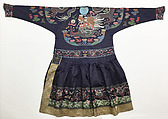 Robe, silk, metallic thread, China