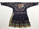 Robe, silk, metallic thread, China
