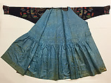 Robe, silk, metallic thread, China