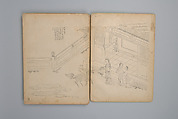 Life of Confucius, Four volums of woodblock printed books; ink on paper, China