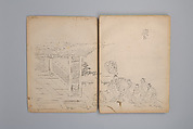 Life of Confucius, Four volums of woodblock printed books; ink on paper, China