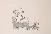 Page from Shi Zhu Zhai, Polychrome woodblock print; ink and color on paper, China
