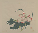 Page from Shi Zhu Zhai, Polychrome woodblock print; ink and color on paper, China