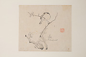 Leaf from the Ten Bamboo Studio Manual of Painting and Calligraphy, Individual leaf from a printed book; ink and color on paper, China