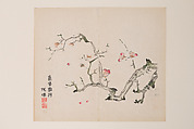 Page from Shi Zhu Zhai, Polychrome woodblock print; ink and color on paper, China