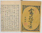 One Hundred Views of Mount Fuji (Fugaku hyakkei, nihen) 富嶽百景二編, Katsushika Hokusai 葛飾北斎 (Japanese, Tokyo (Edo) 1760–1849 Tokyo (Edo)), Woodblock print (first and second volumes with 100 pages of illustrations); ink and color on paper, Japan