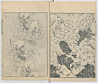 One Hundred Views of Mount Fuji (Fugaku hyakkei, nihen) 富嶽百景二編, Katsushika Hokusai 葛飾北斎 (Japanese, Tokyo (Edo) 1760–1849 Tokyo (Edo)), Woodblock print (first and second volumes with 100 pages of illustrations); ink and color on paper, Japan