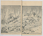 One Hundred Views of Mount Fuji (Fugaku hyakkei, nihen) 富嶽百景二編, Katsushika Hokusai 葛飾北斎 (Japanese, Tokyo (Edo) 1760–1849 Tokyo (Edo)), Woodblock print (first and second volumes with 100 pages of illustrations); ink and color on paper, Japan