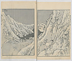 One Hundred Views of Mount Fuji (Fugaku hyakkei, sanpen) 富嶽百景三編, Katsushika Hokusai 葛飾北斎 (Japanese, Tokyo (Edo) 1760–1849 Tokyo (Edo)), Woodblock print; ink and color on paper, Japan