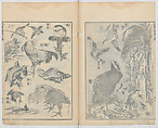 Random Sketches by Hokusai, Volumes 1 to 11, Katsushika Hokusai 葛飾北斎 (Japanese, Tokyo (Edo) 1760–1849 Tokyo (Edo)), Eleven volumes of woodblock printed books; ink and color on paper, Japan