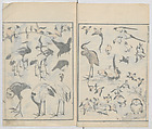 Random Sketches by Hokusai, Volumes 1 to 11, Katsushika Hokusai 葛飾北斎 (Japanese, Tokyo (Edo) 1760–1849 Tokyo (Edo)), Eleven volumes of woodblock printed books; ink and color on paper, Japan