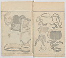 Random Sketches by Hokusai, Volumes 1 to 11, Katsushika Hokusai 葛飾北斎 (Japanese, Tokyo (Edo) 1760–1849 Tokyo (Edo)), Eleven volumes of woodblock printed books; ink and color on paper, Japan