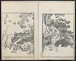 Examples of Hokusai's Drawing (Hokusai gashiki)  北斎画式, Katsushika Hokusai 葛飾北斎 (Japanese, Tokyo (Edo) 1760–1849 Tokyo (Edo)), Ink on paper, Japan