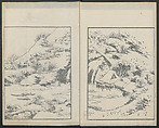 Examples of Hokusai's Drawing (Hokusai gashiki)  北斎画式, Katsushika Hokusai 葛飾北斎 (Japanese, Tokyo (Edo) 1760–1849 Tokyo (Edo)), Ink on paper, Japan