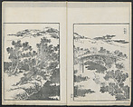 Examples of Hokusai's Drawing (Hokusai gashiki)  北斎画式, Katsushika Hokusai 葛飾北斎 (Japanese, Tokyo (Edo) 1760–1849 Tokyo (Edo)), Ink on paper, Japan