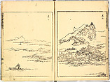 Reproductions from Works by Famous Japanese Artists of Chinese School, Sesshū Tōyō 雪舟等楊 (Japanese, 1420–1506) and others, Ink on paper, Japan