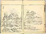 Reproductions from Works by Famous Japanese Artists of Chinese School, Sesshū Tōyō 雪舟等楊 (Japanese, 1420–1506) and others, Ink on paper, Japan