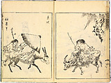 Reproductions from Works by Famous Japanese Artists of Chinese School, Sesshū Tōyō 雪舟等楊 (Japanese, 1420–1506) and others, Ink on paper, Japan