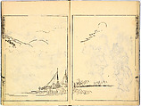 Reproductions from Works by Famous Japanese Artists of Chinese School, Sesshū Tōyō 雪舟等楊 (Japanese, 1420–1506) and others, Ink on paper, Japan