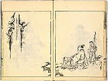 Reproductions from Works by Famous Japanese Artists of Chinese School, Sesshū Tōyō 雪舟等楊 (Japanese, 1420–1506) and others, Ink on paper, Japan