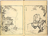 Reproductions from Works by Famous Japanese Artists of Chinese School, Sesshū Tōyō 雪舟等楊 (Japanese, 1420–1506) and others, Ink on paper, Japan