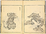 Reproductions from Works by Famous Japanese Artists of Chinese School, Sesshū Tōyō 雪舟等楊 (Japanese, 1420–1506) and others, Ink on paper, Japan