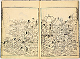 Reproductions from Works by Famous Japanese Artists of Chinese School, Sesshū Tōyō 雪舟等楊 (Japanese, 1420–1506) and others, Ink on paper, Japan