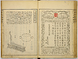 Illustrations of Famous Places in China, Gyokuzan (1737–1812), Six volumes of Woodblock printed books; ink on paper, Japan