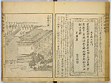 Illustrations of Famous Places in China, Gyokuzan (1737–1812), Six volumes of Woodblock printed books; ink on paper, Japan