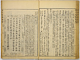 Illustrations of Famous Places in China, Gyokuzan (1737–1812), Six volumes of Woodblock printed books; ink on paper, Japan