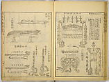 Illustrations of Famous Places in China, Gyokuzan (1737–1812), Six volumes of Woodblock printed books; ink on paper, Japan
