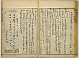 Illustrations of Famous Places in China, Gyokuzan (1737–1812), Six volumes of Woodblock printed books; ink on paper, Japan