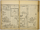 Illustrations of Famous Places in China, Gyokuzan (1737–1812), Six volumes of Woodblock printed books; ink on paper, Japan