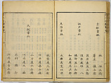 Illustrations of Famous Places in China, Gyokuzan (1737–1812), Six volumes of Woodblock printed books; ink on paper, Japan