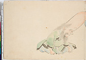 Album of Ichiryusai Hiroshige's Sketches, Utagawa Hiroshige (Japanese, Tokyo (Edo) 1797–1858 Tokyo (Edo)), Ten double-page original sketches in water color, Japan