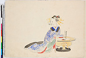 Album of Ichiryusai Hiroshige's Sketches, Utagawa Hiroshige (Japanese, Tokyo (Edo) 1797–1858 Tokyo (Edo)), Ten double-page original sketches in water color, Japan