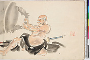 Album of Ichiryusai Hiroshige's Sketches, Utagawa Hiroshige (Japanese, Tokyo (Edo) 1797–1858 Tokyo (Edo)), Ten double-page original sketches in water color, Japan