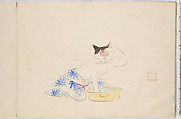 Album of Ichiryusai Hiroshige's Sketches, Utagawa Hiroshige (Japanese, Tokyo (Edo) 1797–1858 Tokyo (Edo)), Ten double-page original sketches in water color, Japan