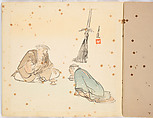 Album of Gekko's Sketches, Ogata Gekkō (Japanese, 1859–1920), Ink on paper, Japan