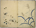 Hinagata cho (Model Book), Unidentified artist, Watercolor and ink on paper, Japan