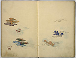 Hinagata cho (Model Book), Unidentified artist, Watercolor and ink on paper, Japan