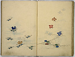 Hinagata cho (Model Book), Unidentified artist, Watercolor and ink on paper, Japan
