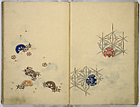 Hinagata cho (Model Book), Unidentified artist, Watercolor and ink on paper, Japan