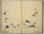 Hinagata cho (Model Book), Unidentified artist, Watercolor and ink on paper, Japan
