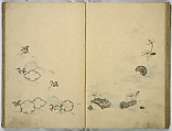 Hinagata cho (Model Book), Unidentified artist, Watercolor and ink on paper, Japan