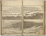 Random Sketches by Hokusai, Katsushika Hokusai (Japanese, Tokyo (Edo) 1760–1849 Tokyo (Edo)), Eight volumes of woodblock printed books; ink and color on paper, Japan