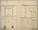 Random Sketches by Hokusai, Katsushika Hokusai (Japanese, Tokyo (Edo) 1760–1849 Tokyo (Edo)), Eight volumes of woodblock printed books; ink and color on paper, Japan